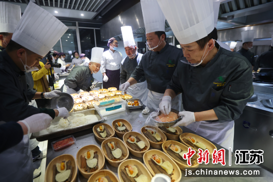 素食传统技艺展示。中新社记者泱波摄